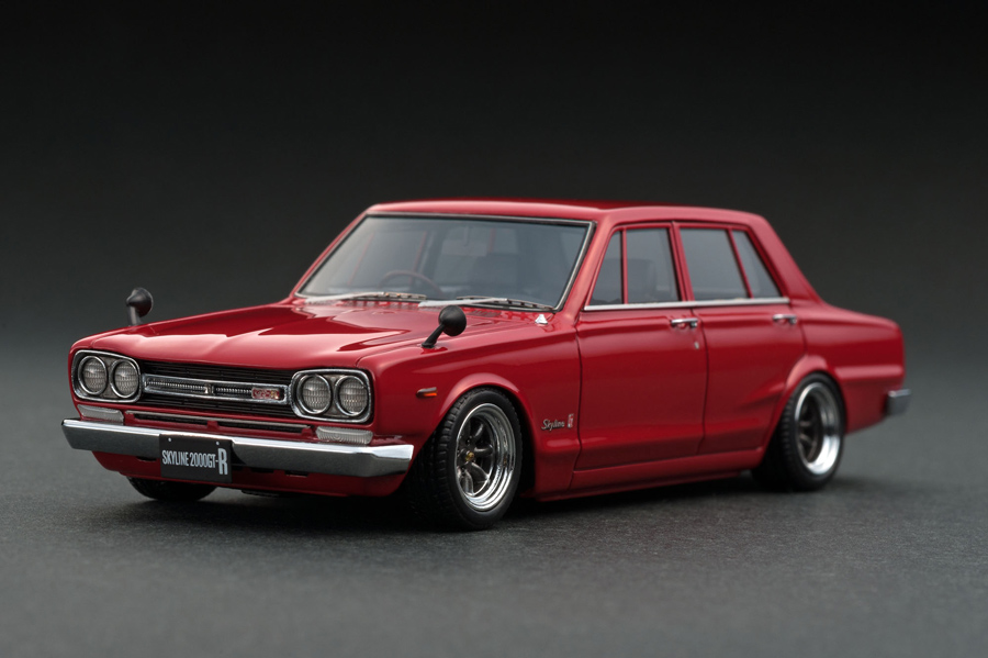 IG0075 1/43 Nissan Skyline 2000 GT-R (PGC10) Red 1969 | LINE UP