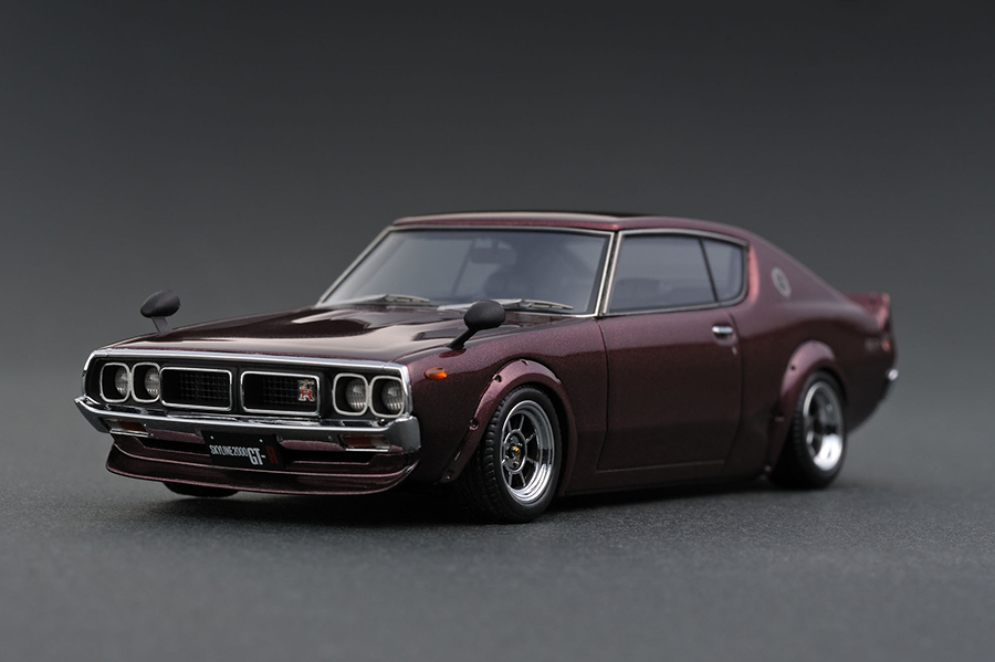 IG0353 1/43 Nissan Skyline 2000 GT-R (KPGC110) Purple | LINE UP