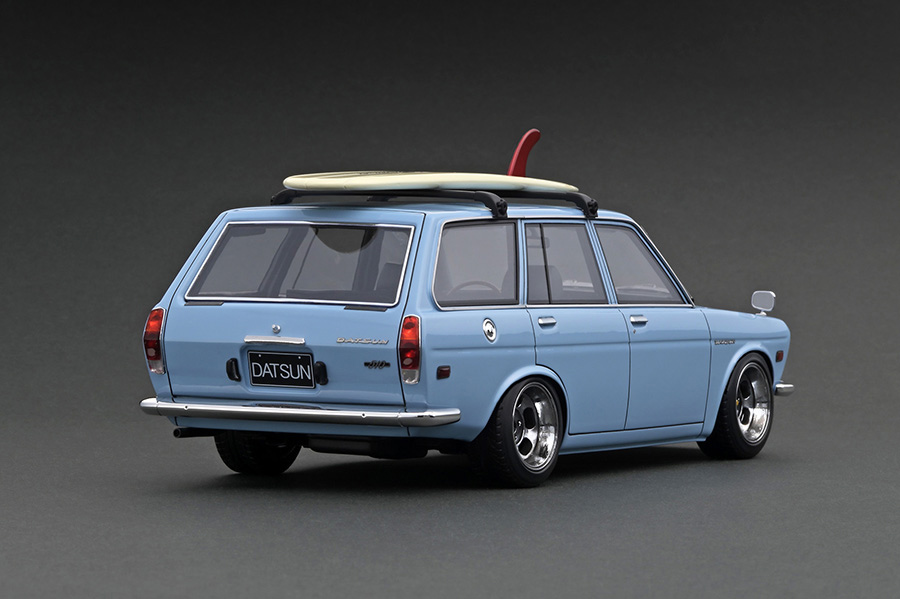 IG2223 1/18 Datsun Bluebird (510) Wagon Light Blue<br