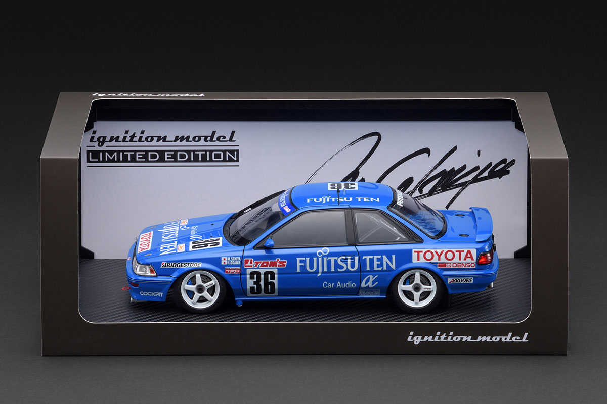 IG3862 1/18 FUJITSU TEN TOM'S COROLLA (#36) 1991 JTC With Mr