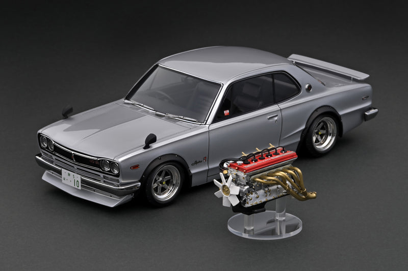 IG3234 Nissan Skyline 2000 GT-R (KPGC10) Silver With S20 Engine