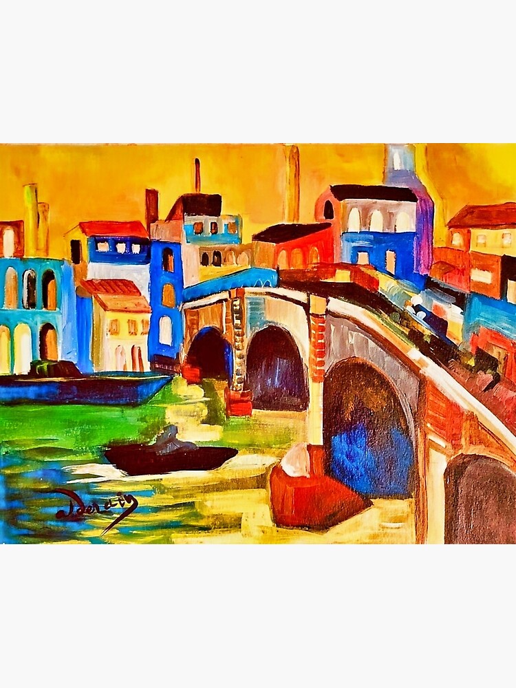 London Bridge, Andre Derain, Watercolor Landscape French Art (1880