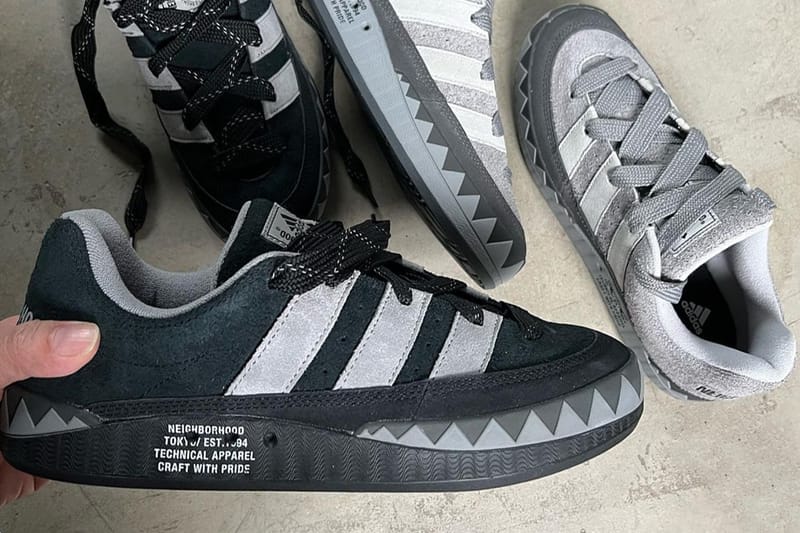 NEIGHBORHOOD adidas ADIMATIC Black Gray Release Info | Hypebeast