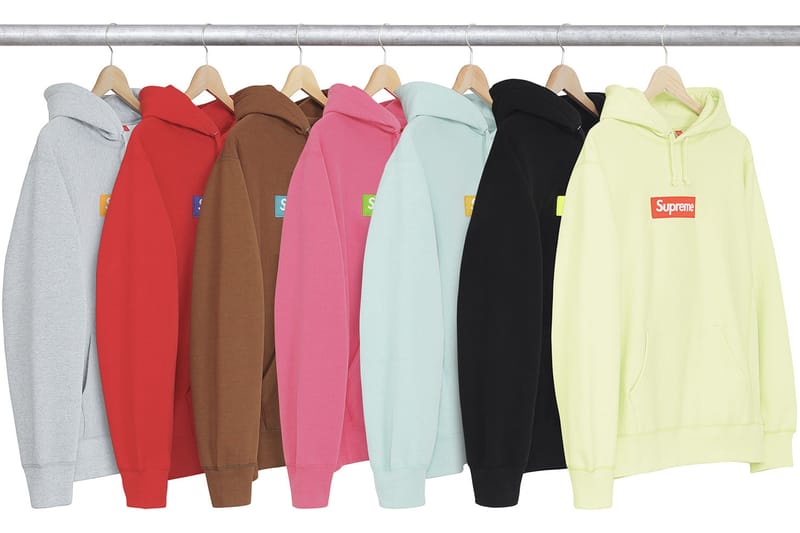 WEEK16 で登場した Supreme ボックスロゴフーディの色別完売スピード