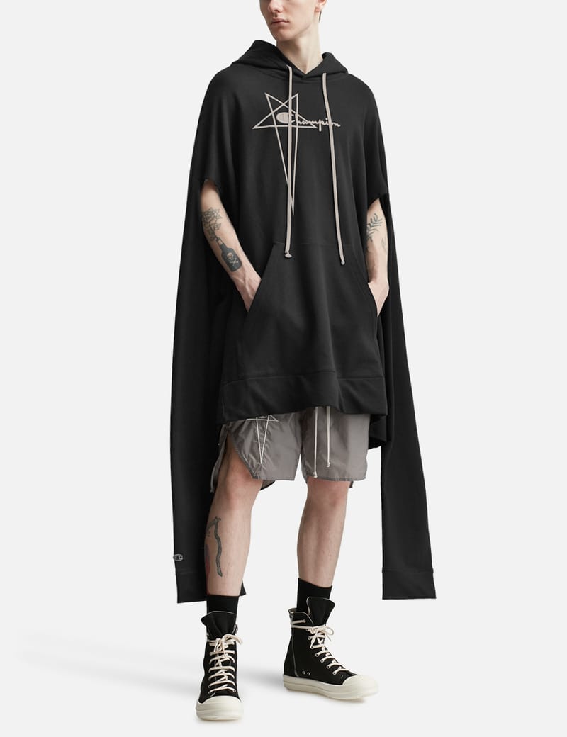 Rick Owens - Rick Owens X Champion Felpa Flyproof Tunic | HBX