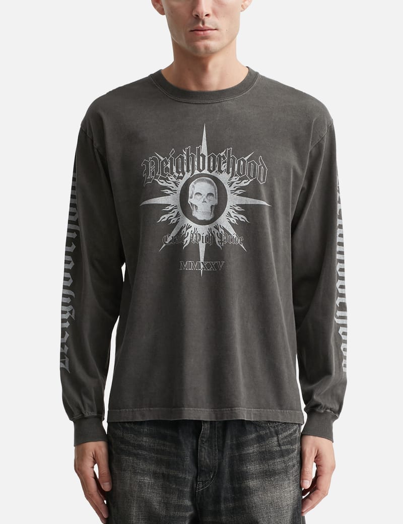 NEIGHBORHOOD NEIGHBORHOOD T-Shirt Long Sleeve 15 - Pigment-dyed