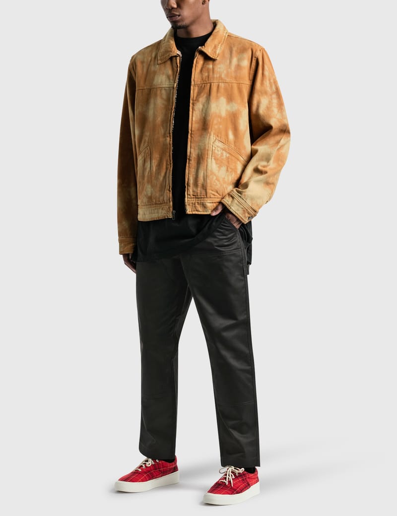 Stüssy - Shearling Dyed Trucker Jacket | HBX