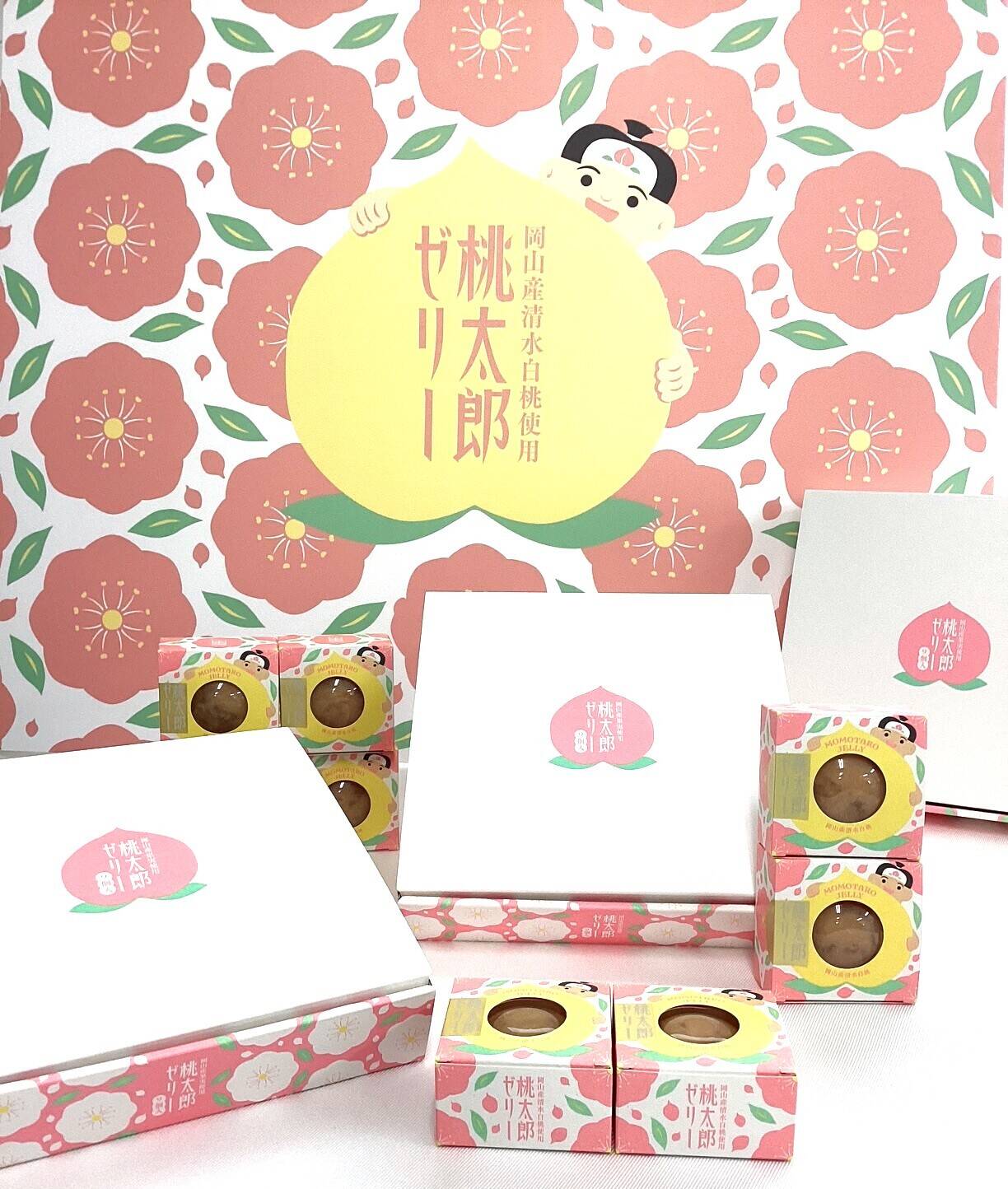 桃太郎 ゼリー 9個入り もも 清水 白桃（86g×9個入り）（約1kgにて