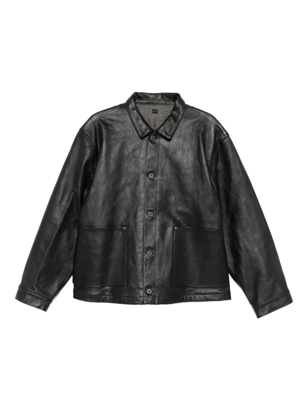 TAIGA TAKAHASHI leather shirt jacket | REVERSIBLE
