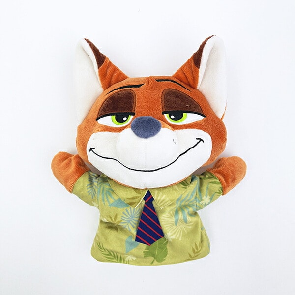 ディズニー ズートピア ニック・ワイルド ハンドパペット ぬいぐるみ