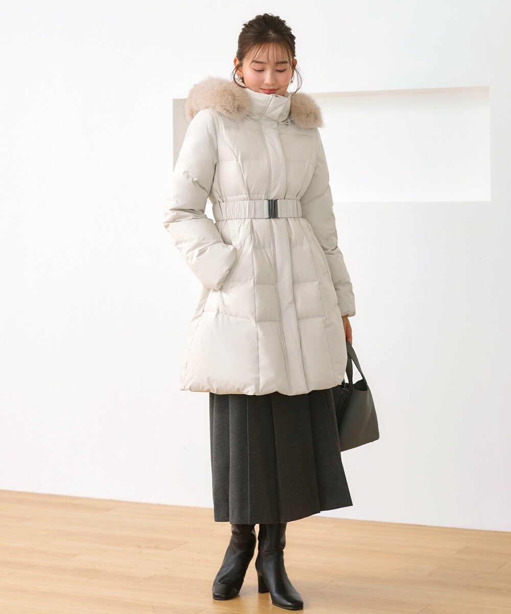 洗える/撥水/静電気防止】 スタイルアップダウンコート | ルイルエ