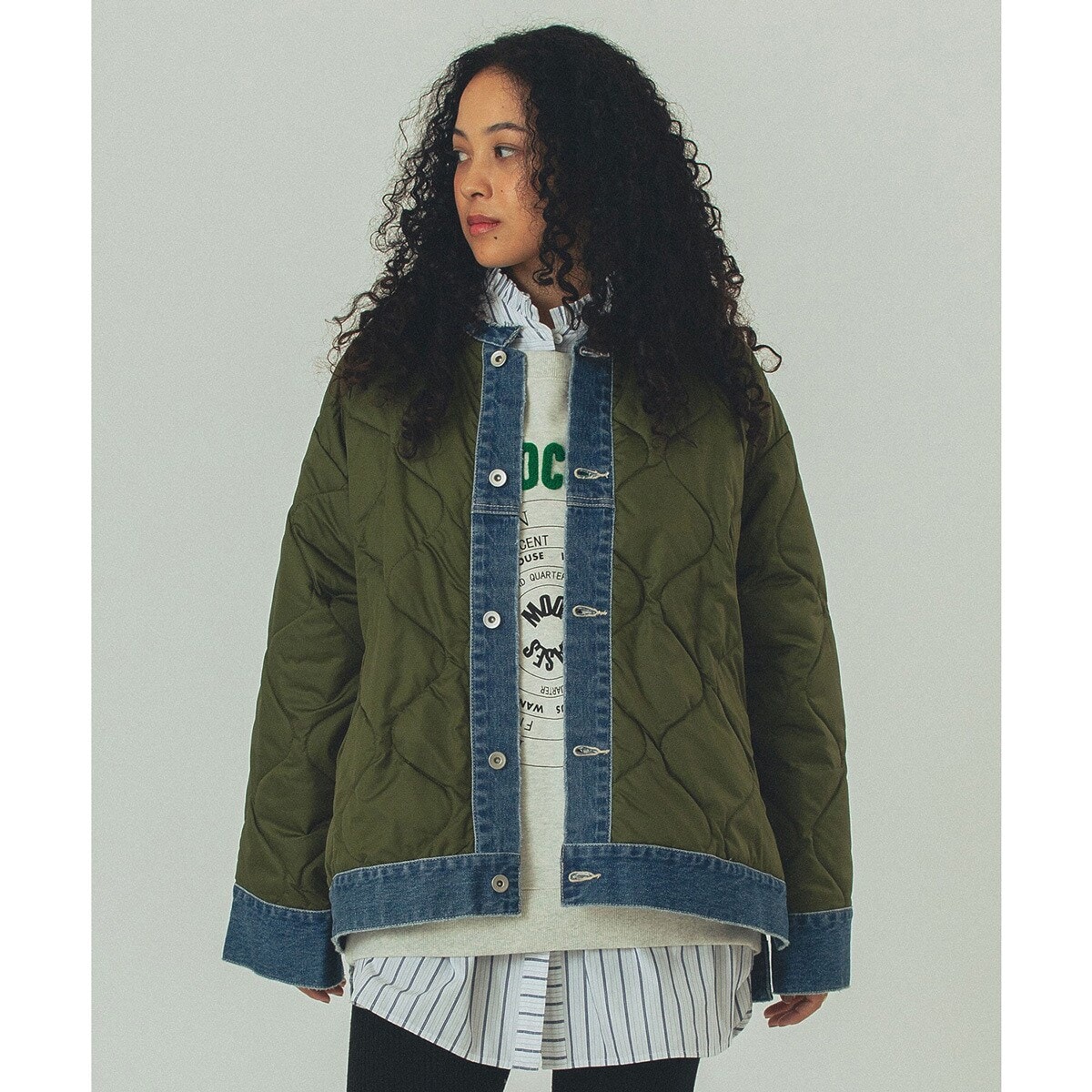 GENEHEAVENS/DENIM x QUILTING JACKET | ローズバッド(ROSE BUD