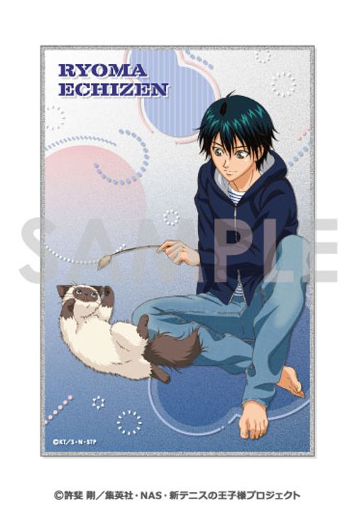 新テニスの王子様_アクリル色紙 -くつろぎタイム- 1 越前リョーマ