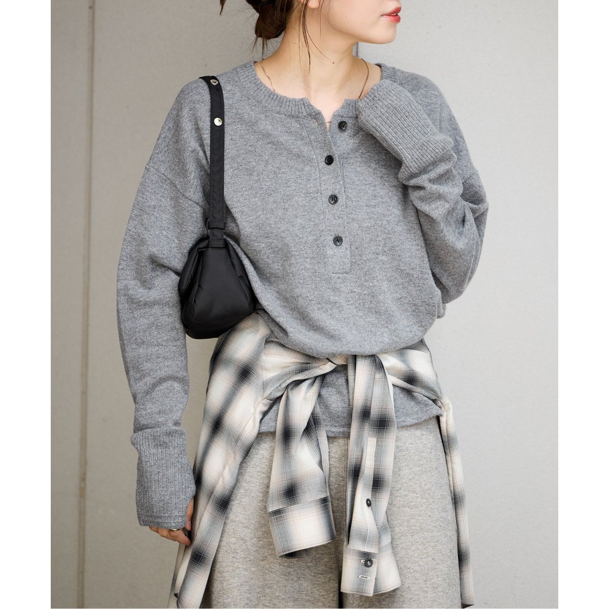 ウールカシミヤ2WAYヘンリー | ジャーナルスタンダード(JOURNAL