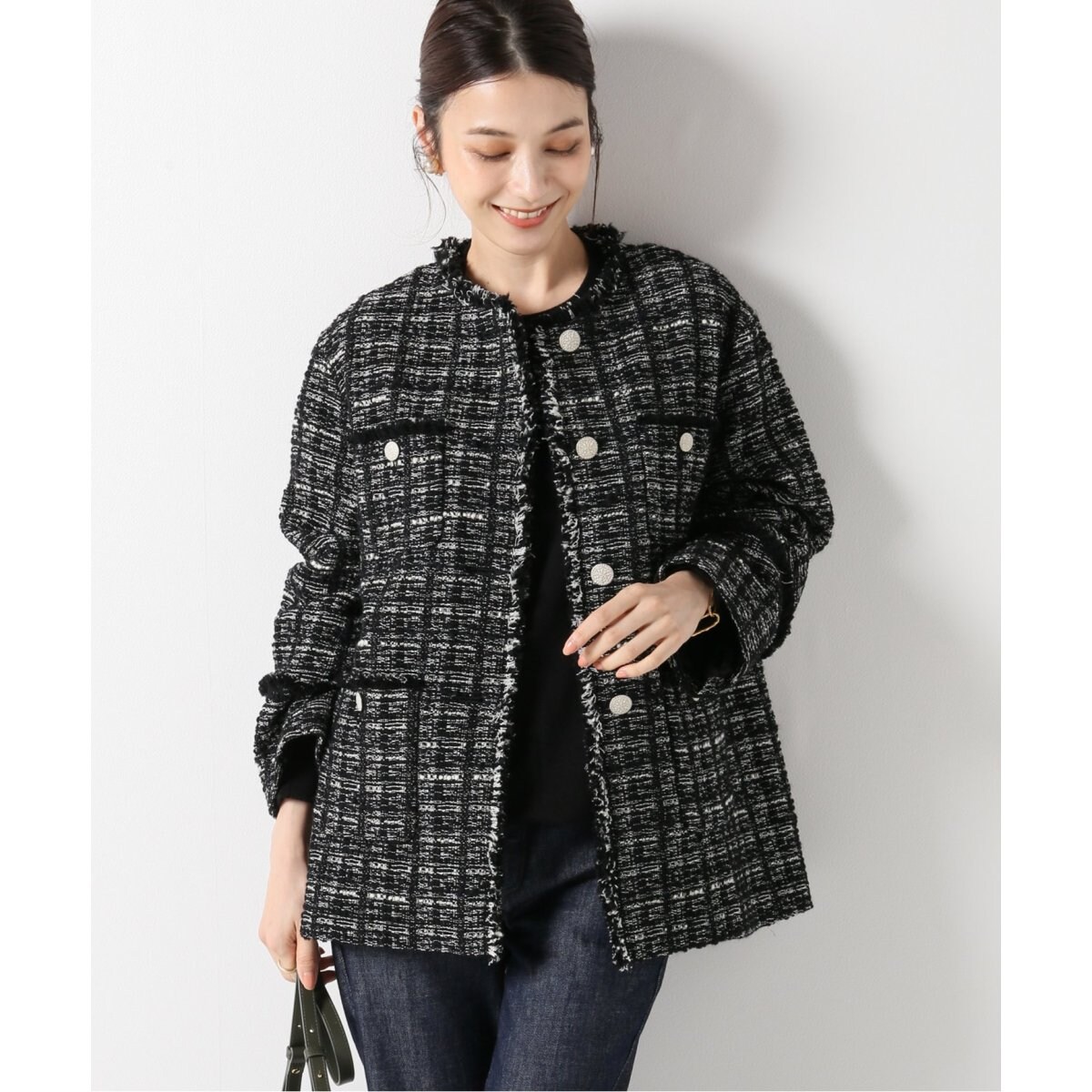 Monotone Tweed ジャケット | イエナ(IENA) | マルイウェブチャネル