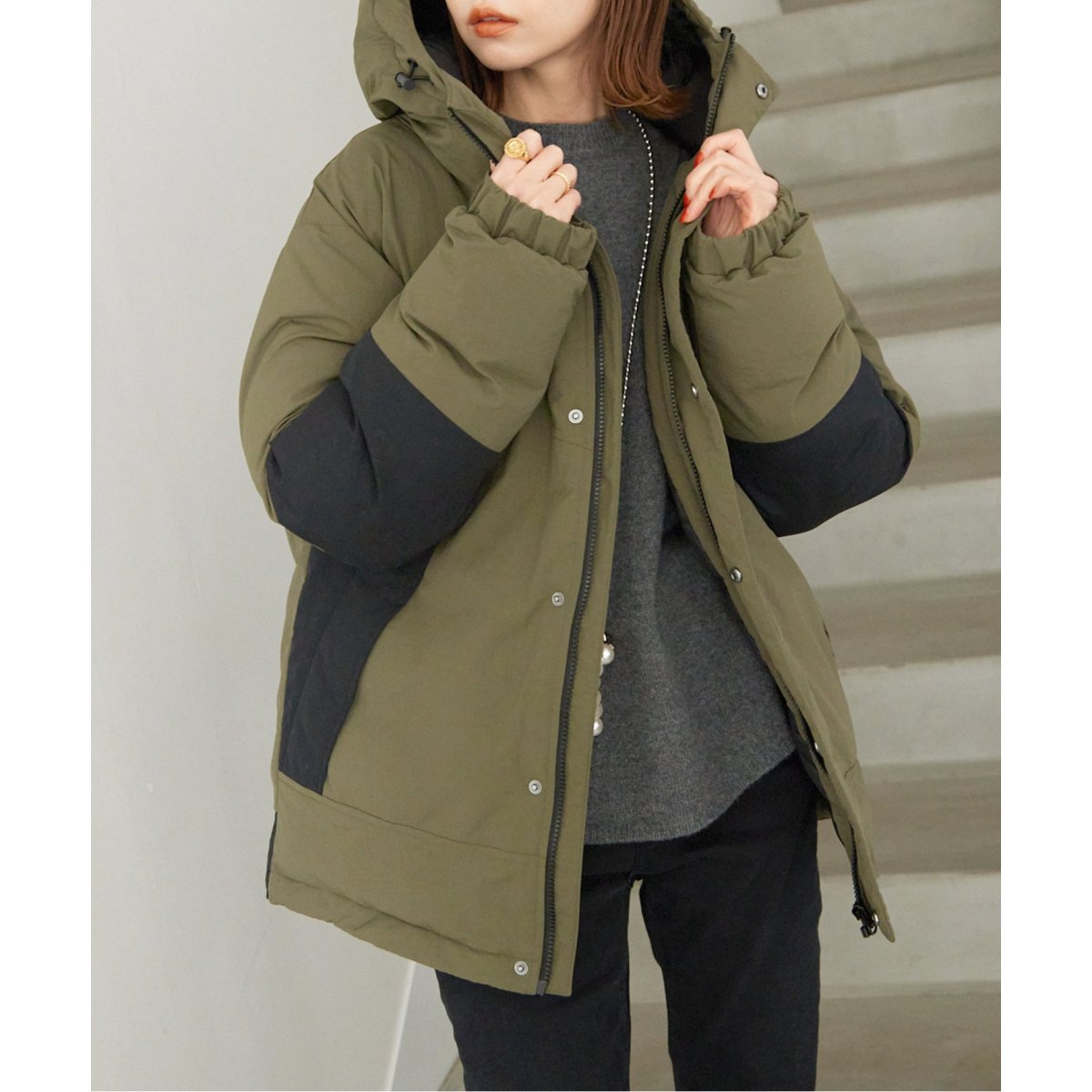 中綿フードブルゾン | スローブ イエナ(SLOBE IENA) | マルイウェブ