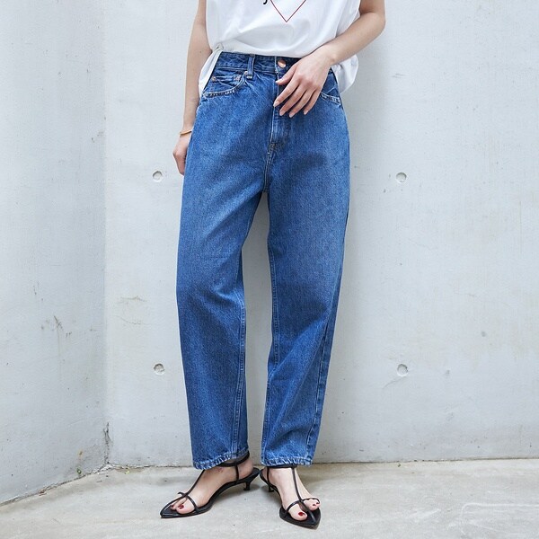 RED CARD/レッドカード】JAZZ ルーズテーパードデニム | ルージュ