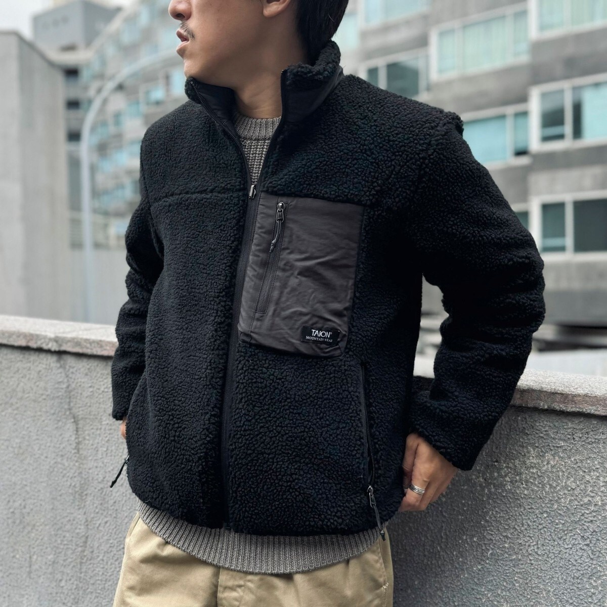 TAION/タイオン】リバーシブル ボア×ダウンブルゾン 24AW | ノーリーズ