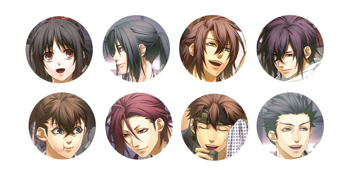 薄桜鬼 華ノ章 海外版（アメリカ） 特典 土方 缶バッジ1点 ☆レア☆ 薄