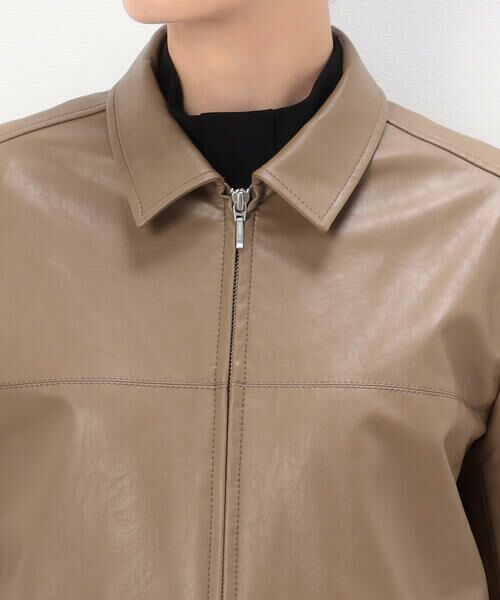 セール】 〔 Sサイズ 〕 フェイクレザー シングルライダース （レザー