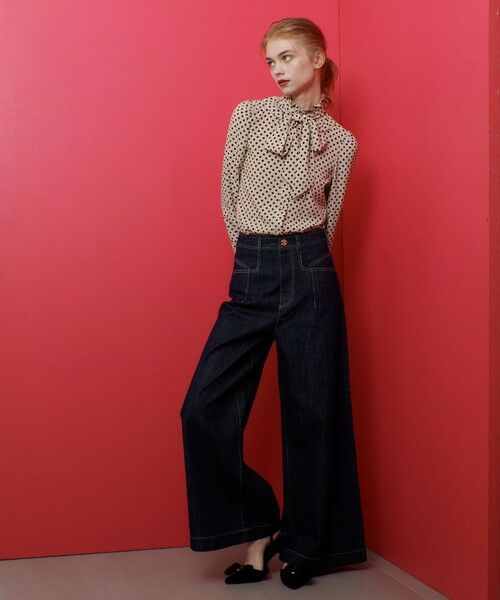 LOULOU WILLOUGHBY】◇デニムバギーパンツ （デニムパンツ