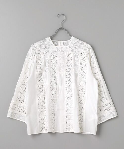 セール】 レースコンビネーション・ブラウス （シャツ・ブラウス