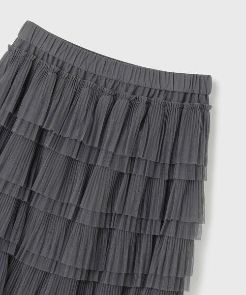 タイトティアードチュールスカート （ロング・マキシ丈スカート