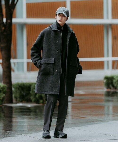 セール】 SENTDALE WOOL ダッフルコート （ダッフルコート）｜green