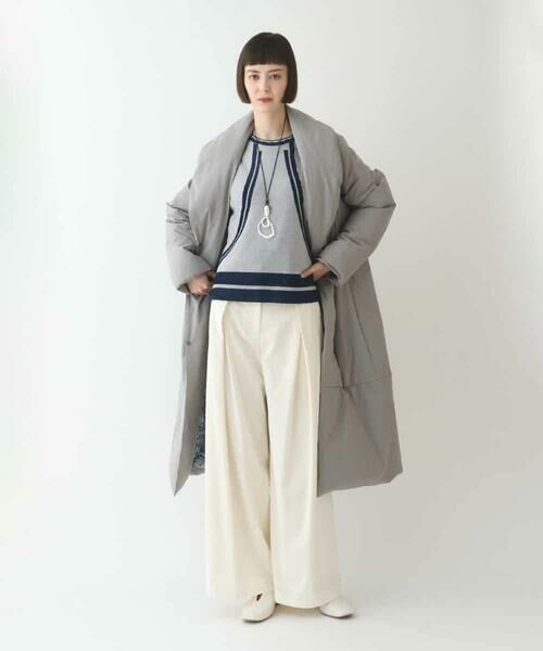 セール】 ストレッチタフタショールカラーダウンコート （ダウン