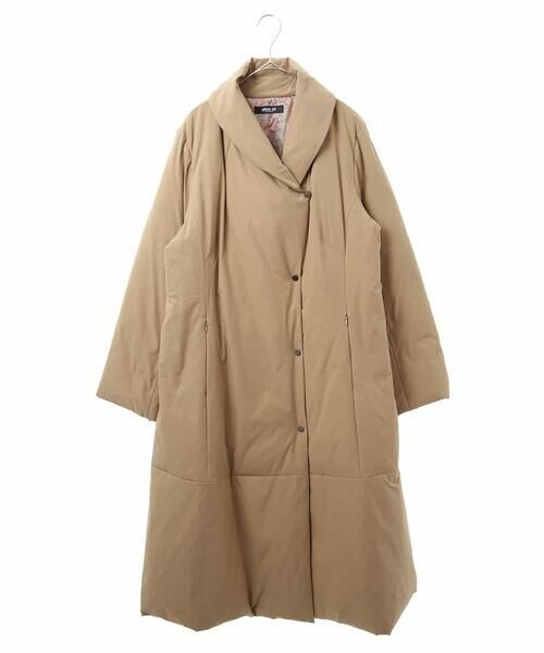 セール】 ストレッチタフタショールカラーダウンコート （ダウン