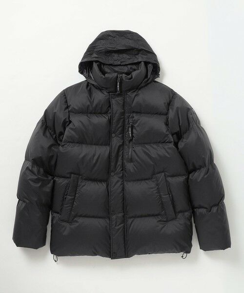 セール】 【軽量/撥水/7ポケット/INフード】ナイロンリップ ダウン