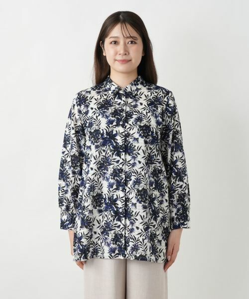 セール】 ボタニカル柄ブラウス （シャツ・ブラウス）｜Leilian
