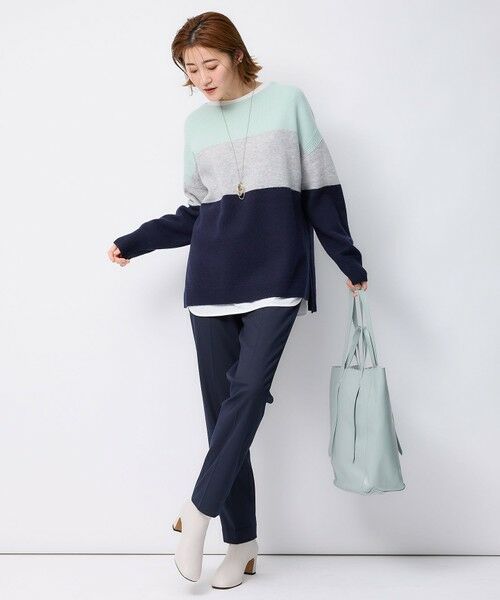 杏さん着用】ショート ヒール ブーツ （ブーツ（ロング丈））｜23区