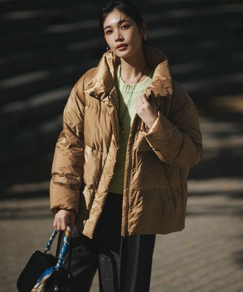 セール】 【Oggi掲載】シレータフタ ハイネック ショート ダウンコート