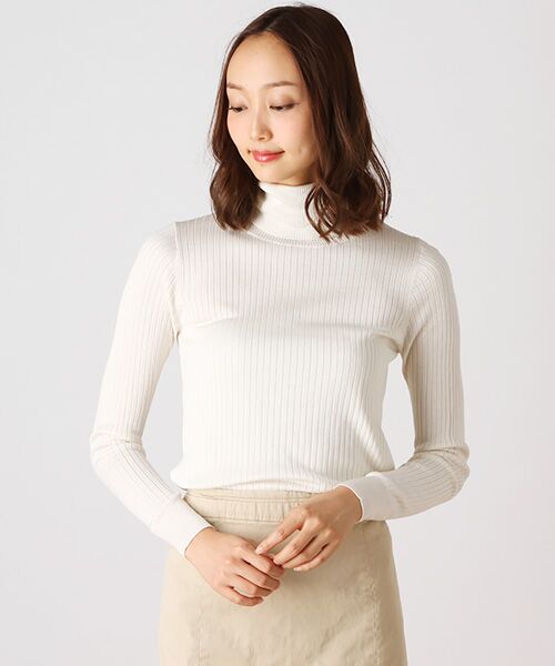 セール】 16Gシルクカシミヤタートルネックニット （ニット・セーター