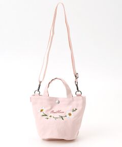 マーガレットブーケロゴ刺繍ミニトートポシェット （ショルダーバッグ