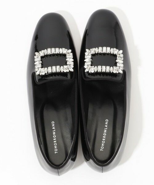 セール】 TOMORROWLAND ビジューオペラローファー （フラットシューズ