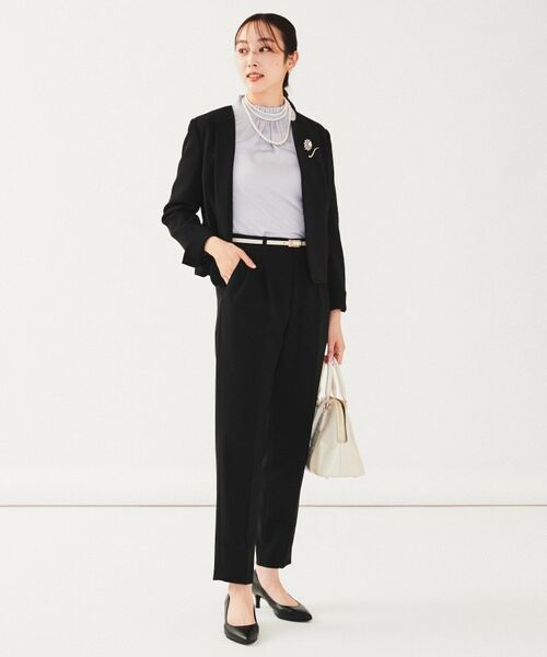 セール】 【通勤スーツ】タックテーパードパンツ （パンツ）｜UNTITLED