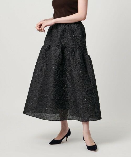 セール】 ジャガード スカート （ロング・マキシ丈スカート）｜UNITED