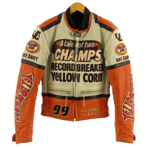 イエローコーン YELLOW CORN bRP ライダースジャケット 牛革 レザー