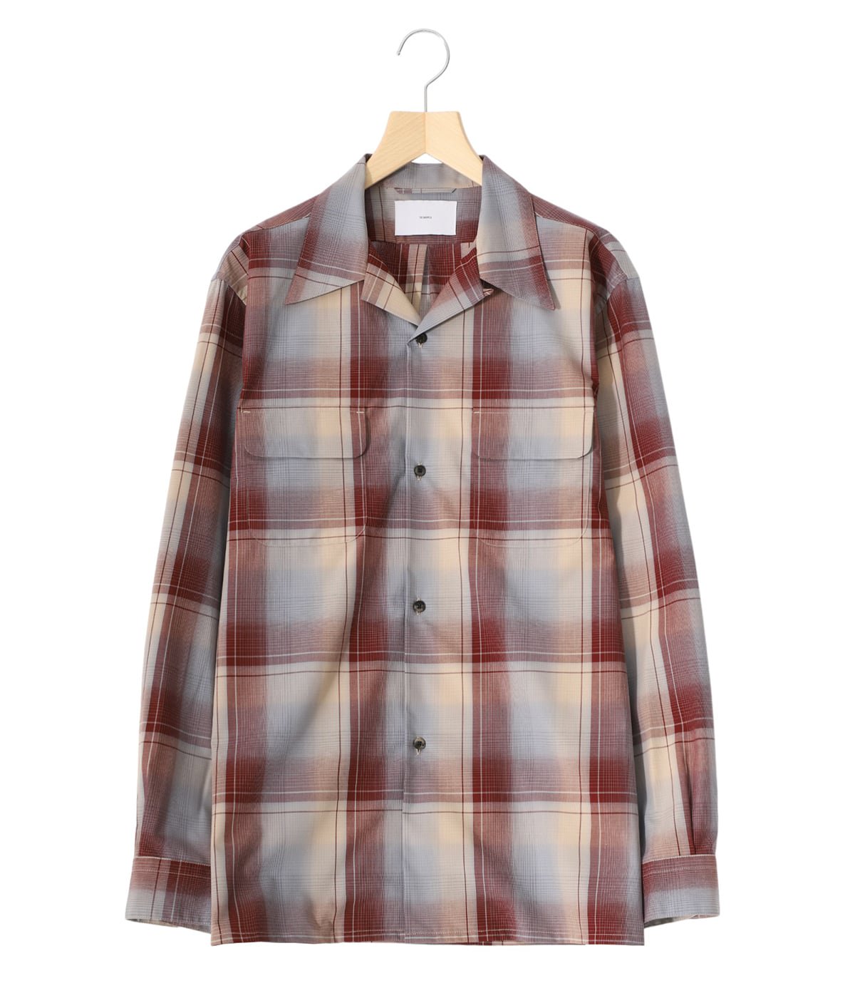 OMBRE PLAID OPEN COLLAR BLOUSE | SUGARHILL(シュガーヒル