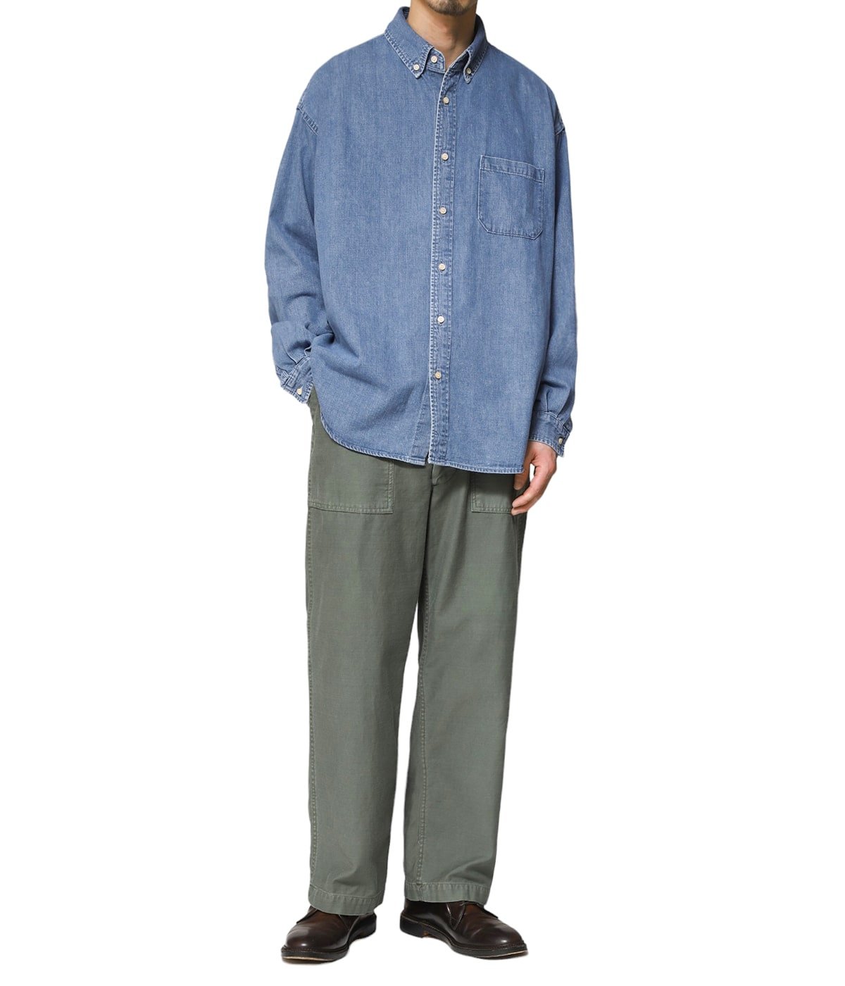 デニムBDシャツ | REMI RELIEF NAVY LABEL(レミレリーフ ネイビー