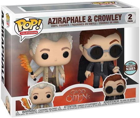 Funko Good Omens Pop! 2-Pak Aziraphel I Crowley With Wings 5 cm