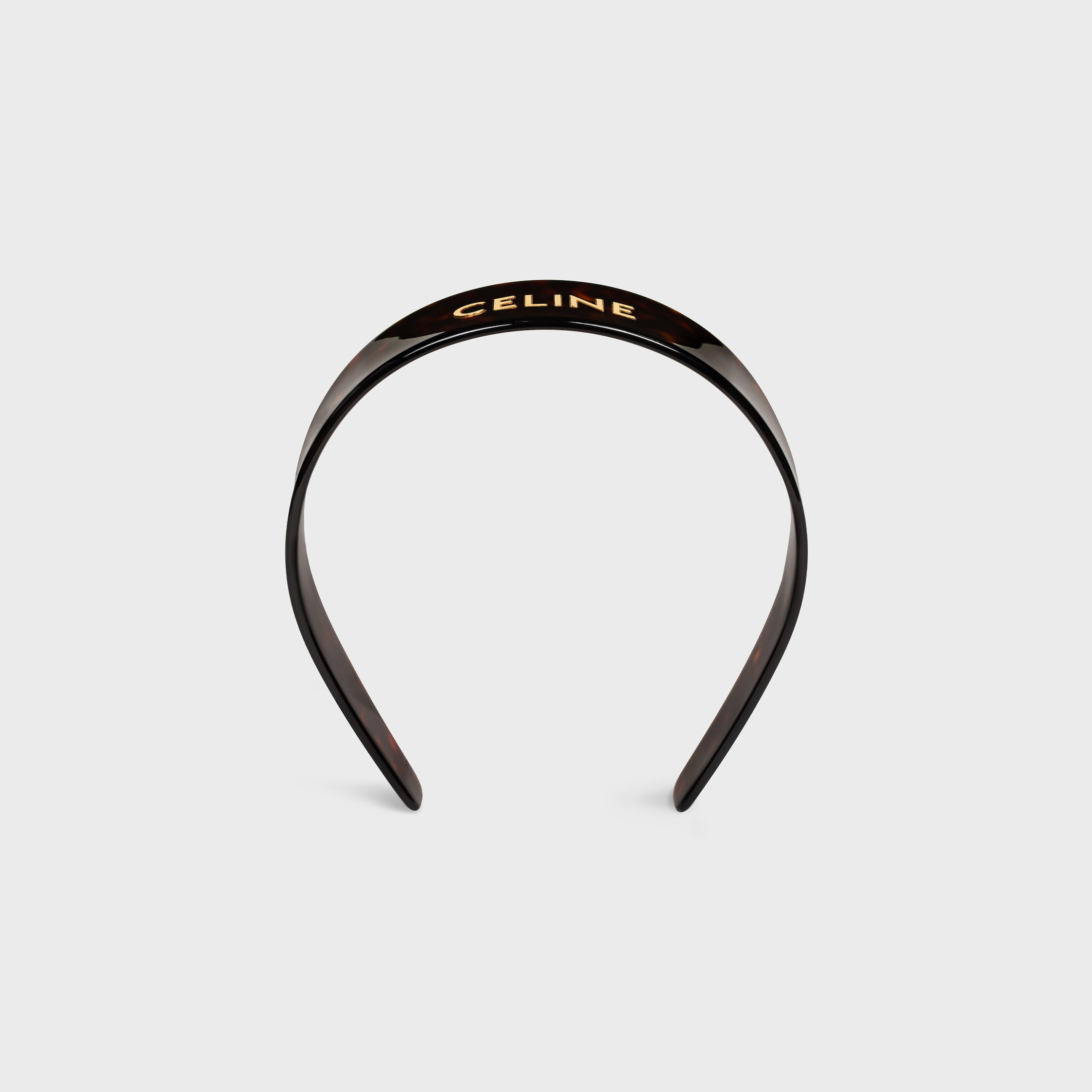 CELINE ヘアアクセサリー ヘッドバンド / アセテート＆スチール