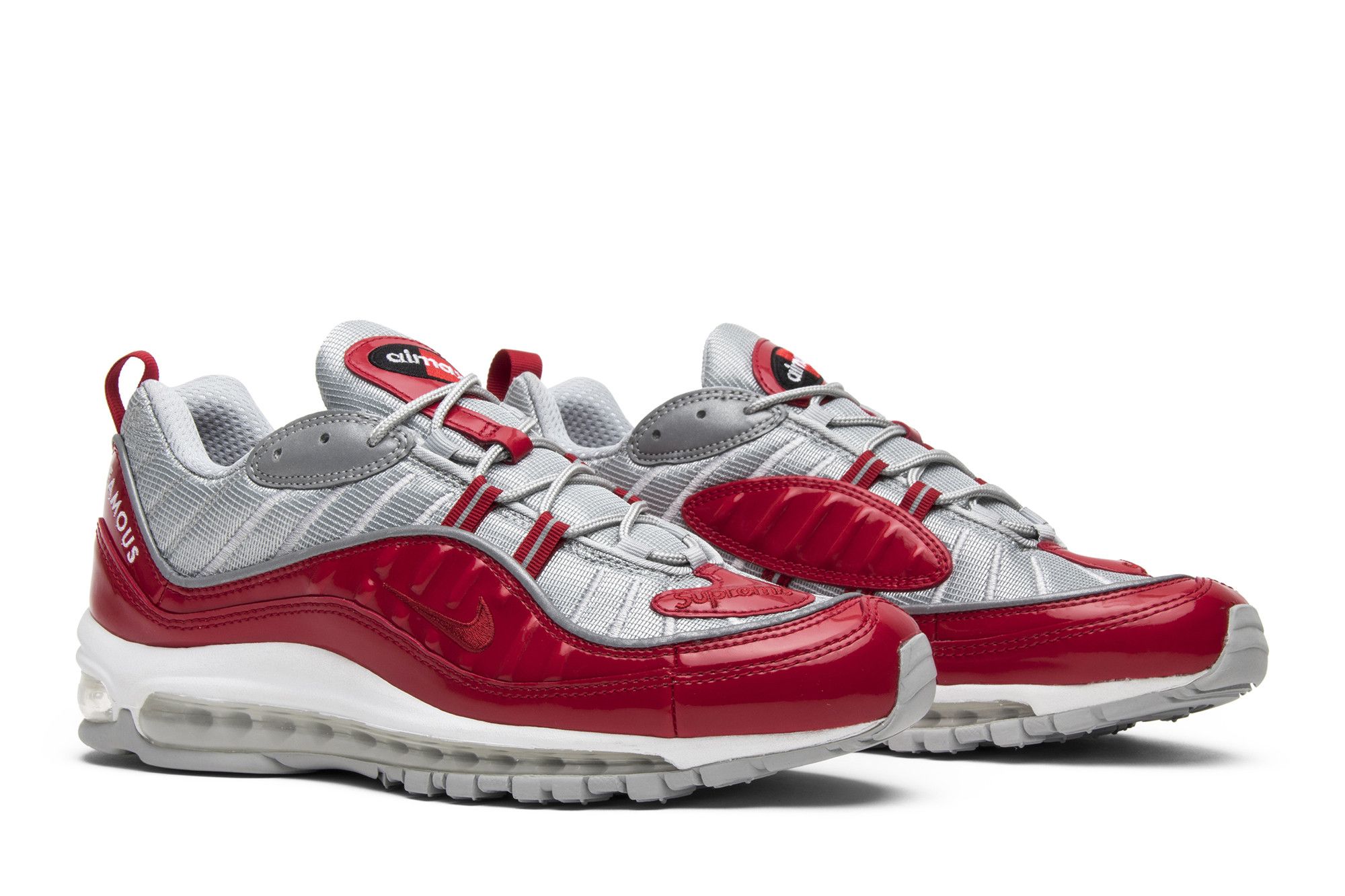 Buy Supreme x Nike Air Max 98 'Red' - 844694 600 | GOAT