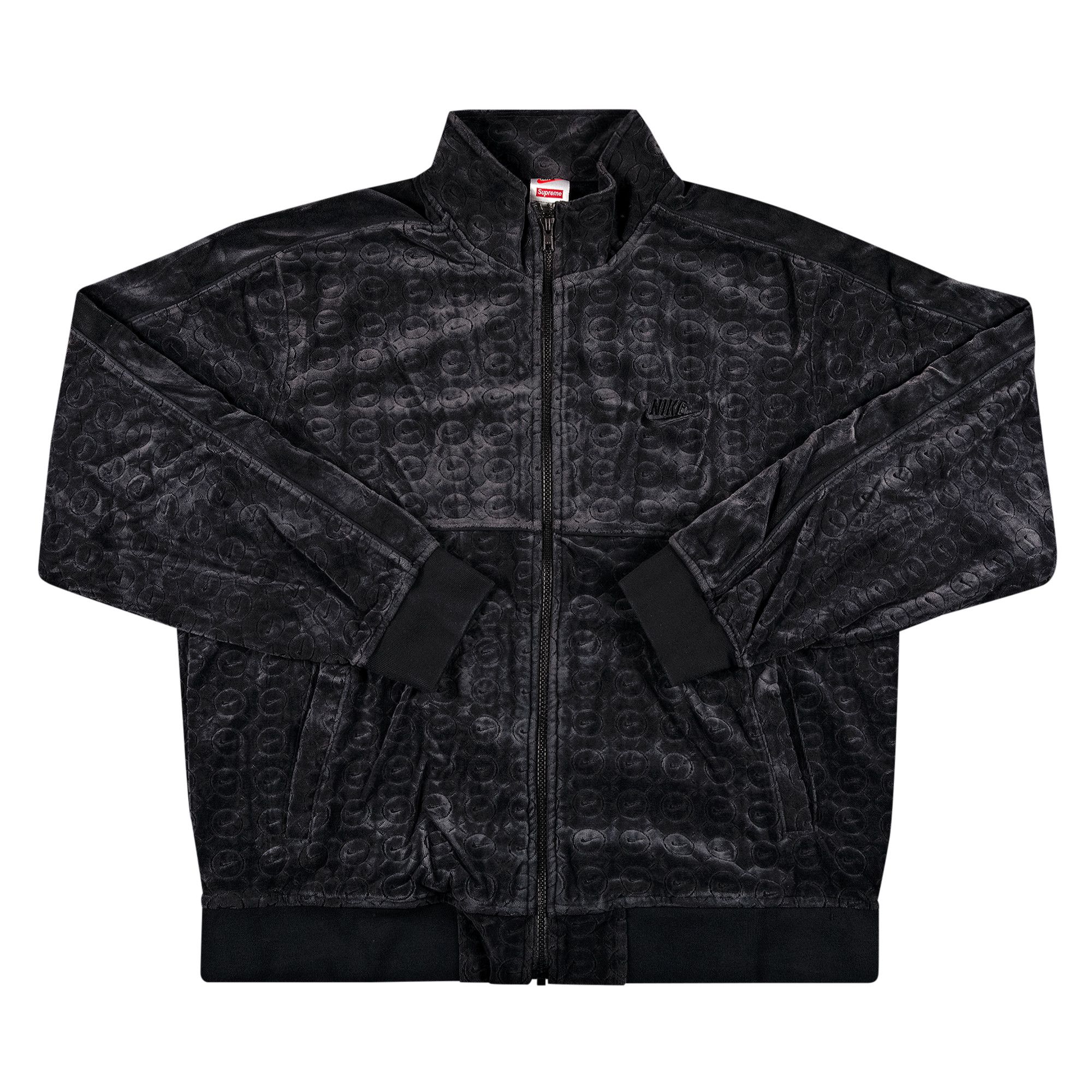 Buy Supreme x Nike Velour Track Jacket 'Black' - SS21J9 BLACK | GOAT