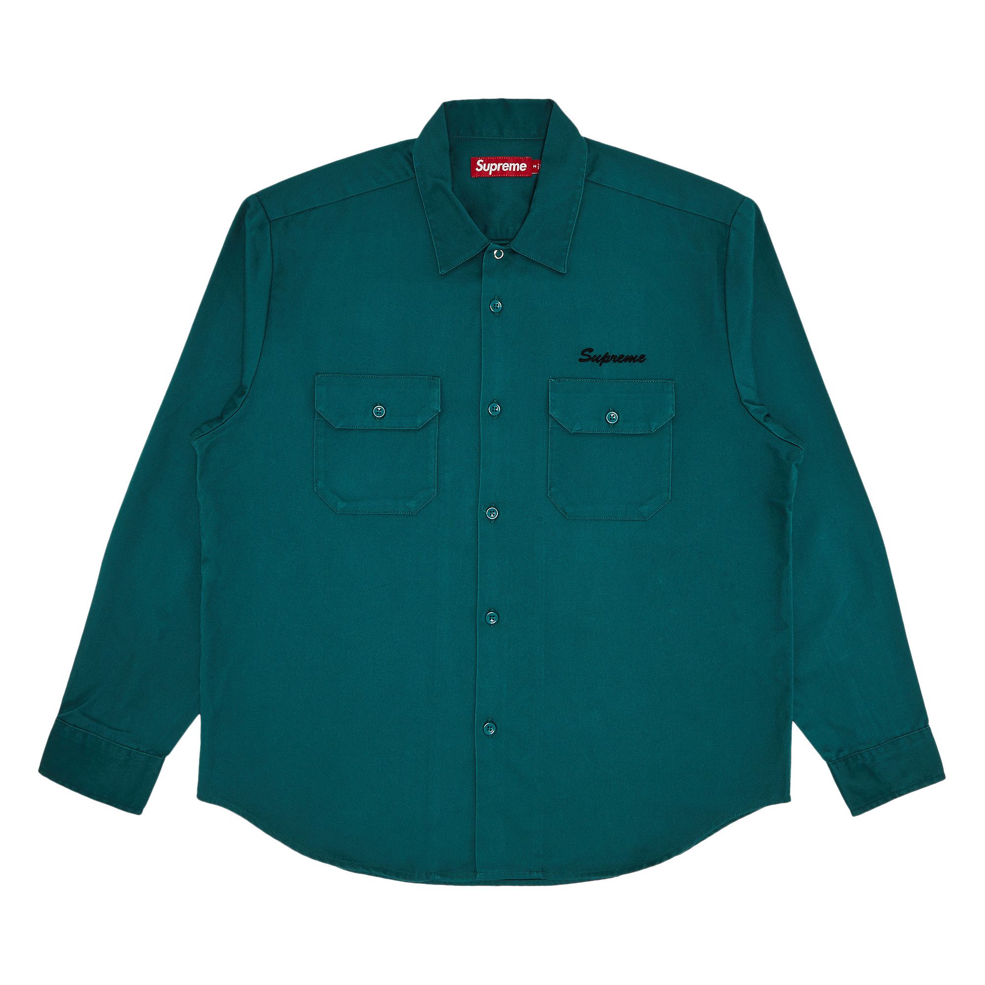 Buy Supreme Mister Cartoon Work Shirt 'Work Green' - FW24S47 WORK