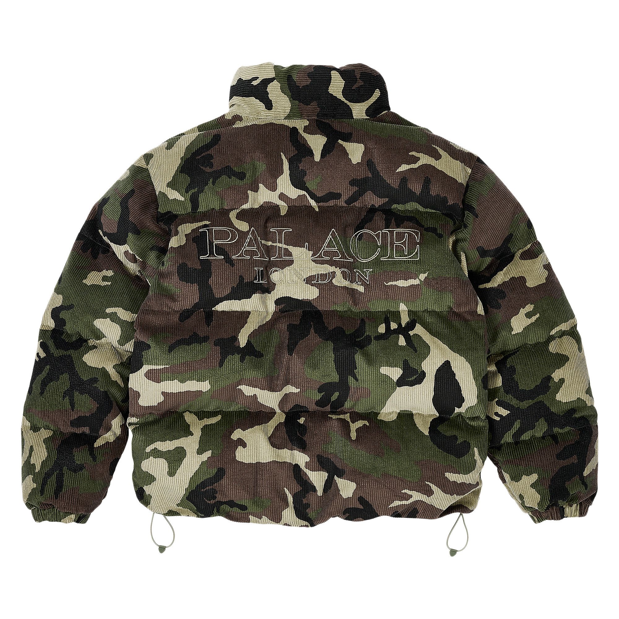 Buy Palace Corduroy Puffa Jacket 'Camo' - P28JK043 | GOAT