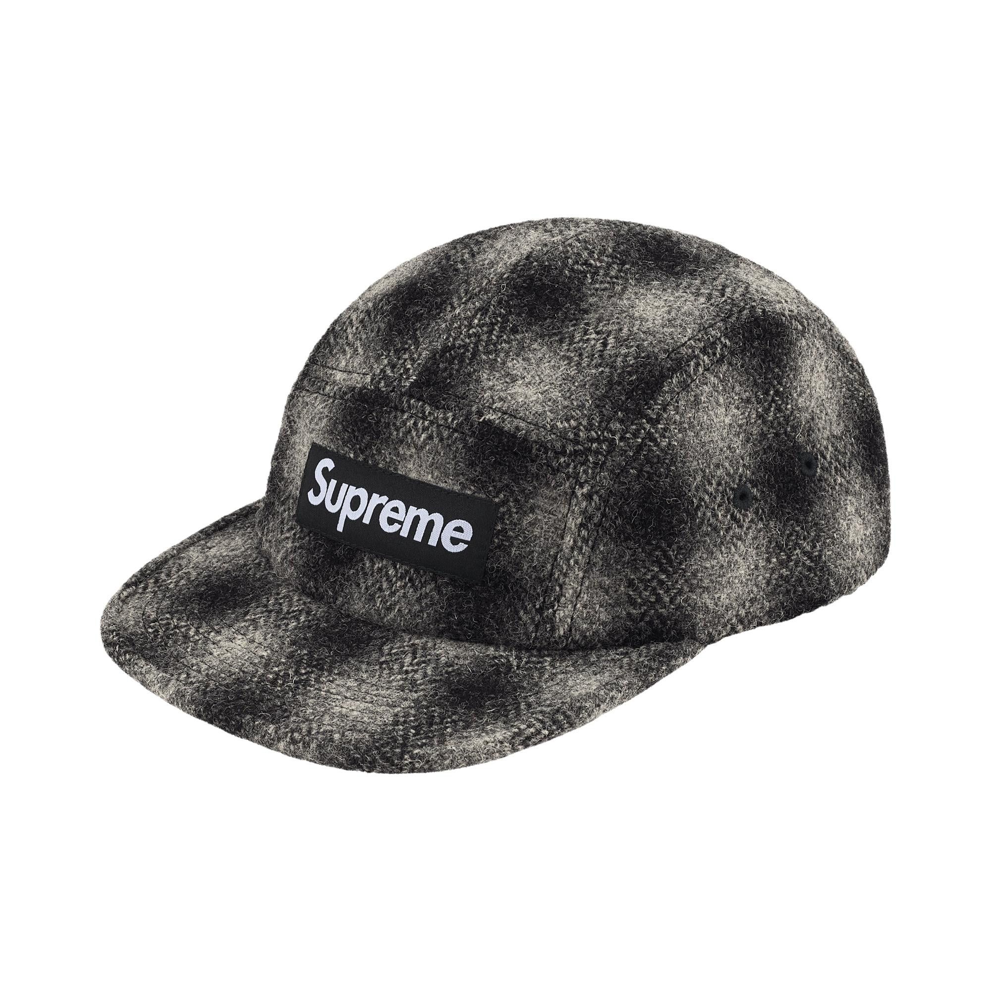 Buy Supreme Harris Tweed Camp Cap 'Black' - FW25H14 BLACK | GOAT