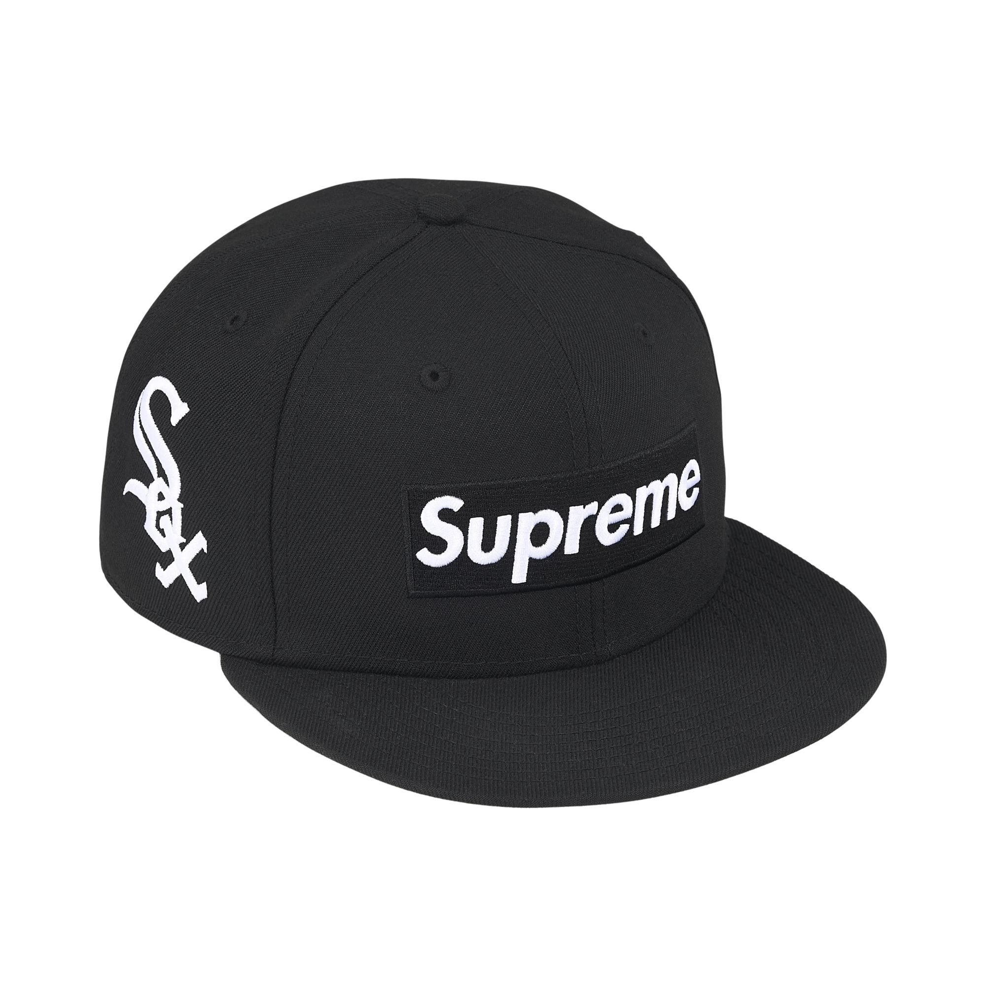 Buy Supreme x MLB Teams Box Logo New Era 'Black Chicago White Sox